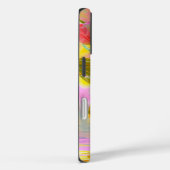 Levendige roze tulpen in gouden vaas Case-Mate iPhone case (Achterkant / Rechts)