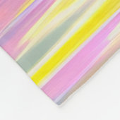 Levendige roze tulpen in gouden vaas fleece deken (Hoek)