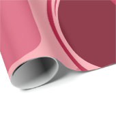 Levendige roze wervelingen van passie cadeaupapier (Rol Hoek)