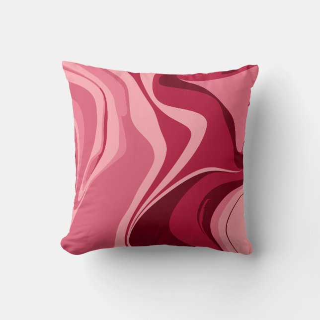 Levendige roze wervelingen van passie kussen (Voorkant)