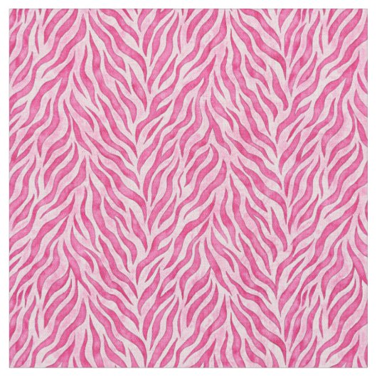 Levendige Roze Zebraprint Stof (Close Up)