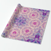 Levendige Rozen Broche Cadeaupapier (Uitgerold)
