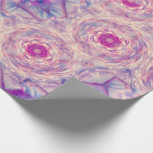 Levendige Rozen Broche Cadeaupapier (Hoek)