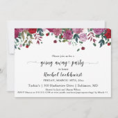 Levendige Rozen die weggaan Foto Kaart (Voorkant)