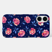 Levendige rozen tegen een sterrenhemel Case-Mate iPhone case (Achterkant (horizontaal))