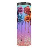 Levendige Rozen Thermosbeker (Achterkant)