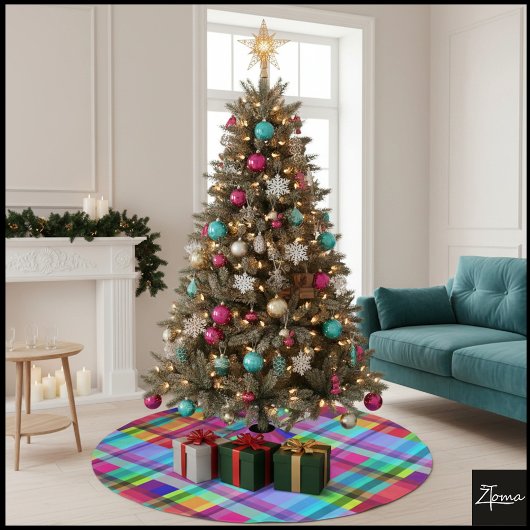 Levendige ruit  kerstboom rok