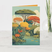 Levendige Safari Oerwoud Scene (Voorkant)