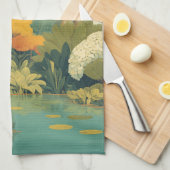 Levendige Safari Oerwoud Scene Theedoek (Quarter Fold)