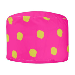 Levendige schaduw Ronde Pouf Poef