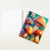 Levendige, schattige baby paddenstoelen planner (Display)