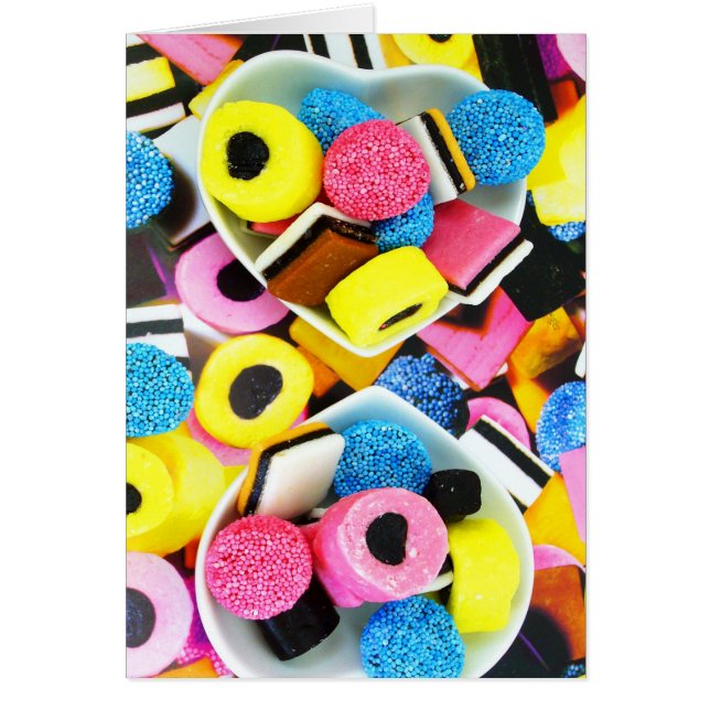 Levendige Schattigee Sweet Kleurrijke Zoethout Sno (Voorkant)