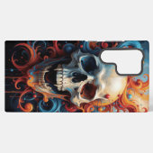 levendige schedelcaleidoscoop samsung galaxy hoesje (Achterkant horizontaal)