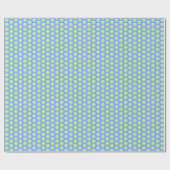 Levendige schelp (groen en blauw) inpakpapier (Vlak)