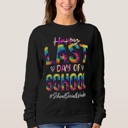 Levendige schoolwerker op de laatste dag van het S Trui (Voorkant)