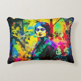 Levendige schoonheid accent kussen