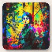 Levendige schoonheid bier onderzetter (Voorkant)