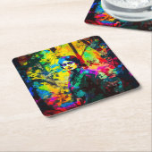 Levendige schoonheid kartonnen onderzetters (Schuin)