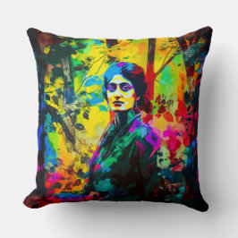 Levendige schoonheid kussen