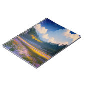 Levendige schoonheid van een kleurrijke Forest Cle Notitieboek (Linkerzijde)