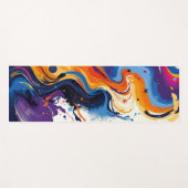 Levendige sereniteit yoga mat (Voorkant (horizontaal))