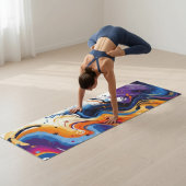 Levendige sereniteit yoga mat