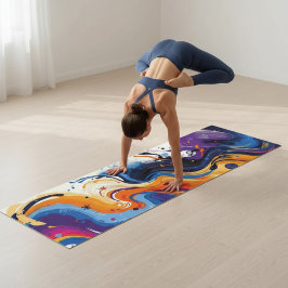 Levendige sereniteit yoga mat