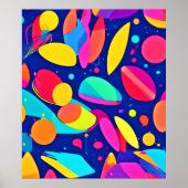 Levendige Shapescape-kunst Poster (Voorkant)