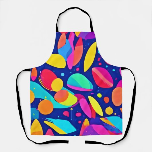 Levendige Shapescape-kunst Schort (Voorkant)