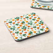 Levendige Sinaasappels Cork Onderzetter | Onderzet (Linkerzijde)