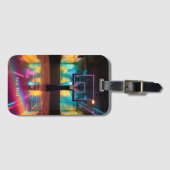 Levendige Slam Court Bagagelabel (Voorkant (horizontaal))