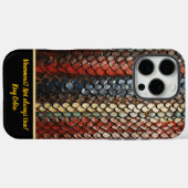 Levendige slangenhuid onthult kunst van natuur Case-Mate iPhone case (Achterkant (horizontaal))