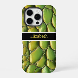 Levendige slangenhuidpatronen in zonlicht iPhone 16 pro hoesje