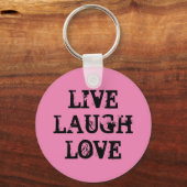 Levendige sleutelhangers met inspirerend citaat (Voorkant)