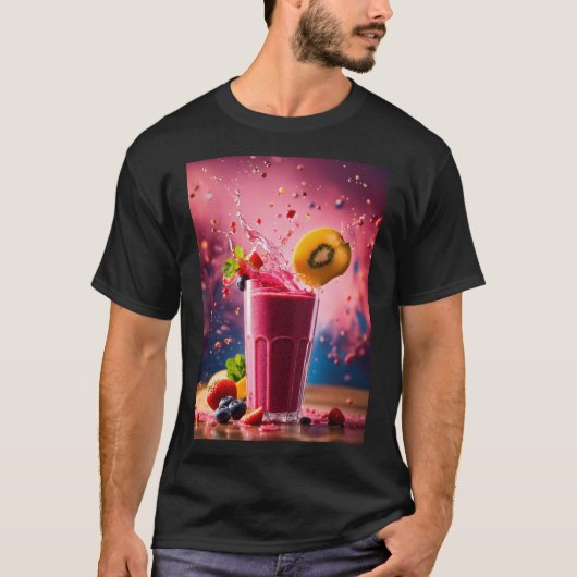 Levendige Smoothie Bliss T-shirt (Voorkant)