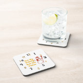 Levendige Snowman-kerstwaanzinnige visie Bier Onderzetter (Rechterzijde)