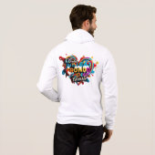 "Levendige solidariteit" Hoodie (Achterkant volledig)