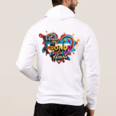"Levendige solidariteit" Hoodie (Achterkant)
