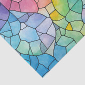 Levendige Spectrum Regenboog Decoupage Tissuepapier (Detail)