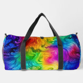 Levendige Spectrum Werveling Monogram Personalized Plunjezak (Achterkant)