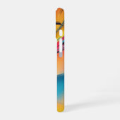 Levendige Speed Burst Neon Abstracte Energie Kunst iPhone 16 Hoesje (Linkerkant)