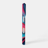 Levendige Speed Burst Neon Abstracte Energie Kunst iPhone 16 Hoesje (Rechterkant)