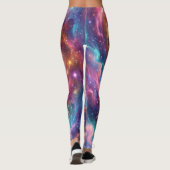 Levendige Spiraalstelselnevel Leggings (Achterkant)