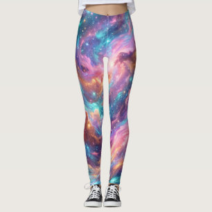 Levendige Spiraalstelselnevel Leggings