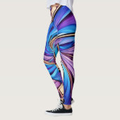 Levendige spiraalvormige leggings (Links)