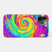 Levendige Spiral Splash Kleuren Kunst Case-Mate iPhone Case (Achterkant (horizontaal))