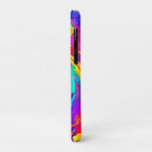 Levendige Spiral Splash Kleuren Kunst Case-Mate iPhone Case (Achterkant/links)