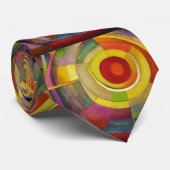 Levendige spiralen: acryl concept kunst schilderen stropdas (Opgerold)