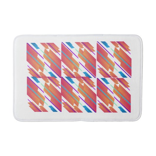 Levendige Splash Kleurrijke Badmat (Voorkant)