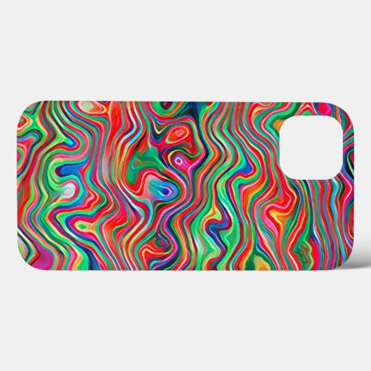 Levendige Splash Van Kleurcontouren Vloeistof Abst Case-Mate iPhone Case (Achterkant (horizontaal))